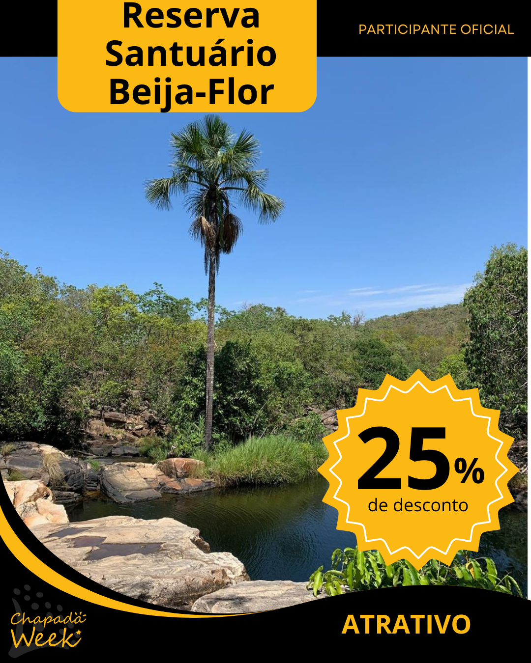 Conheça o atrativo Reserva Santuário Beija-Flor