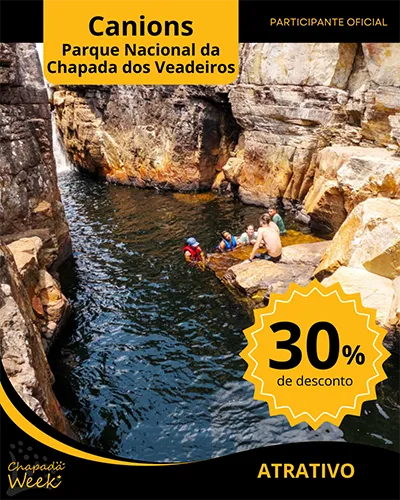 Parque Nacional da Chapada dos Veadeiros está com 30% de desconto no Chapada Week 2025