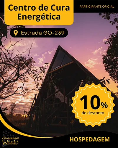 Centro de Cura Energética com 10% de desconto no Chapada Week 2025