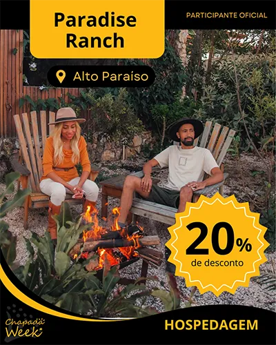 Paradise Ranch está com 20% de desconto durante o Chapada Week 2025