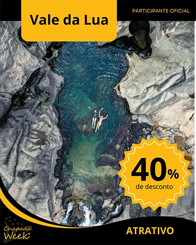 Vale da Lua está com 40% de desconto no Chapada Week 2025