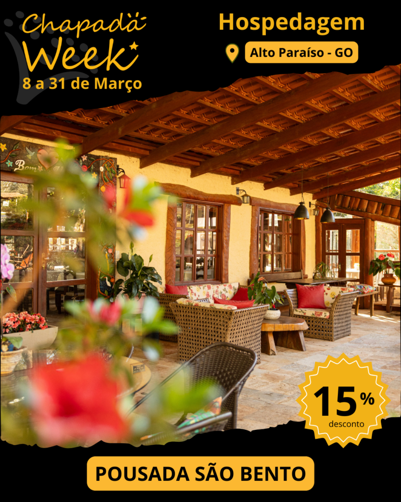 Fazenda São Bento tem 15% de desconto na hospedagem durante o Chapada Week 26